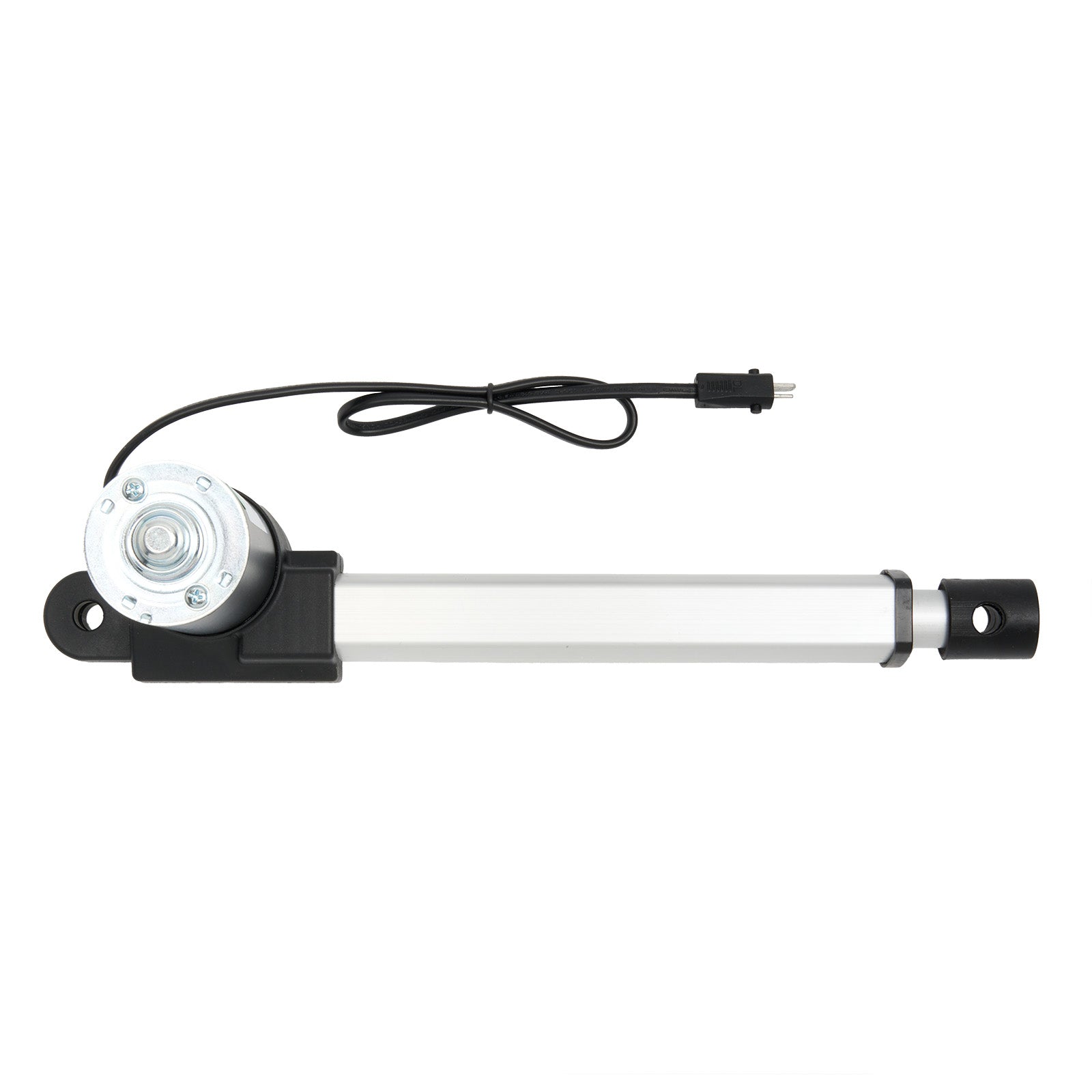 Linear actuator with cable on a white background