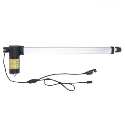 T5HO linear tube light with ballast on a white background