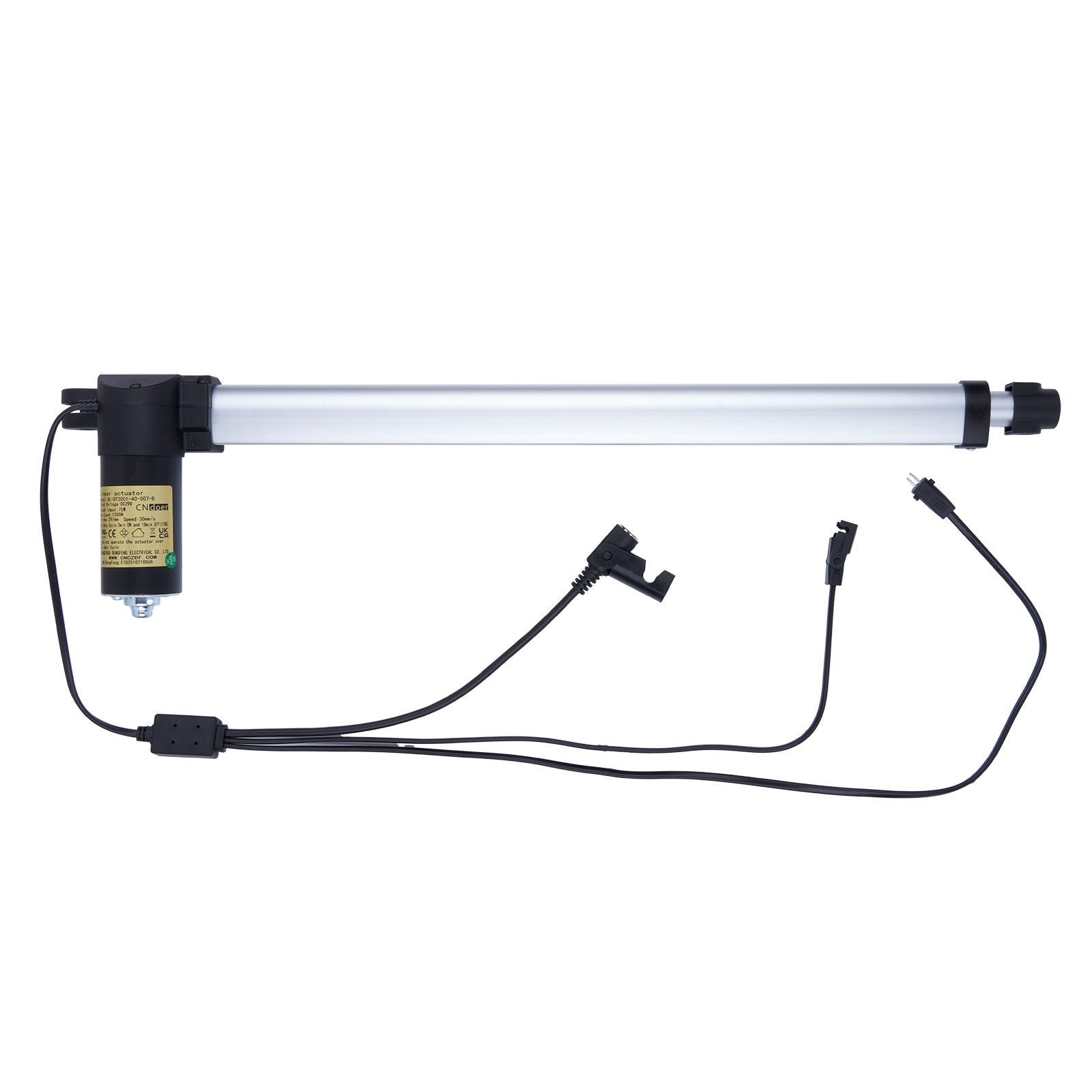 Aquarium light bar with connectors on a white background