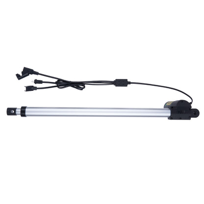 Light bar with cables on a white background