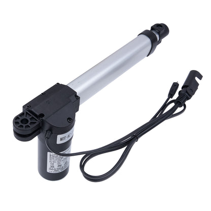 Electric actuator with cable on a white background