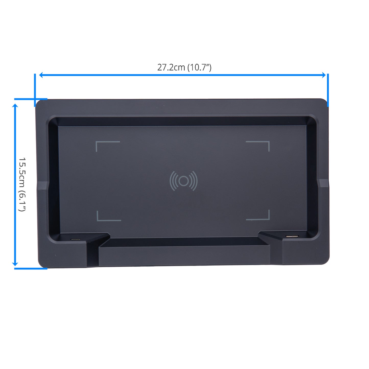 Dimension of the RK23300639X000 Trapezoid Wireless Charging Panel