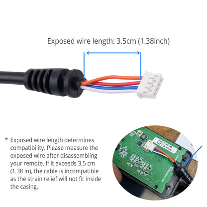 5-Pin iRest Massage Chair Remote Controller Cable for Replacement