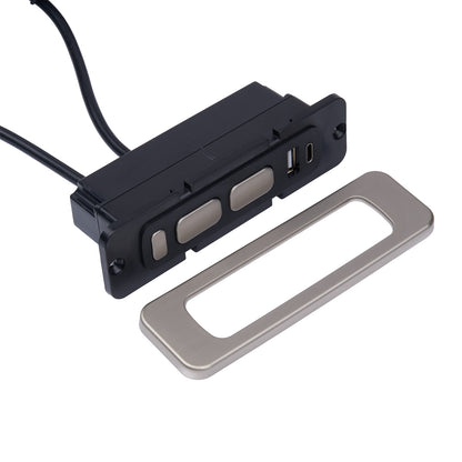 Face plate of HDM-H19 Recliner Switch (P/N: 1.219.00.024C)