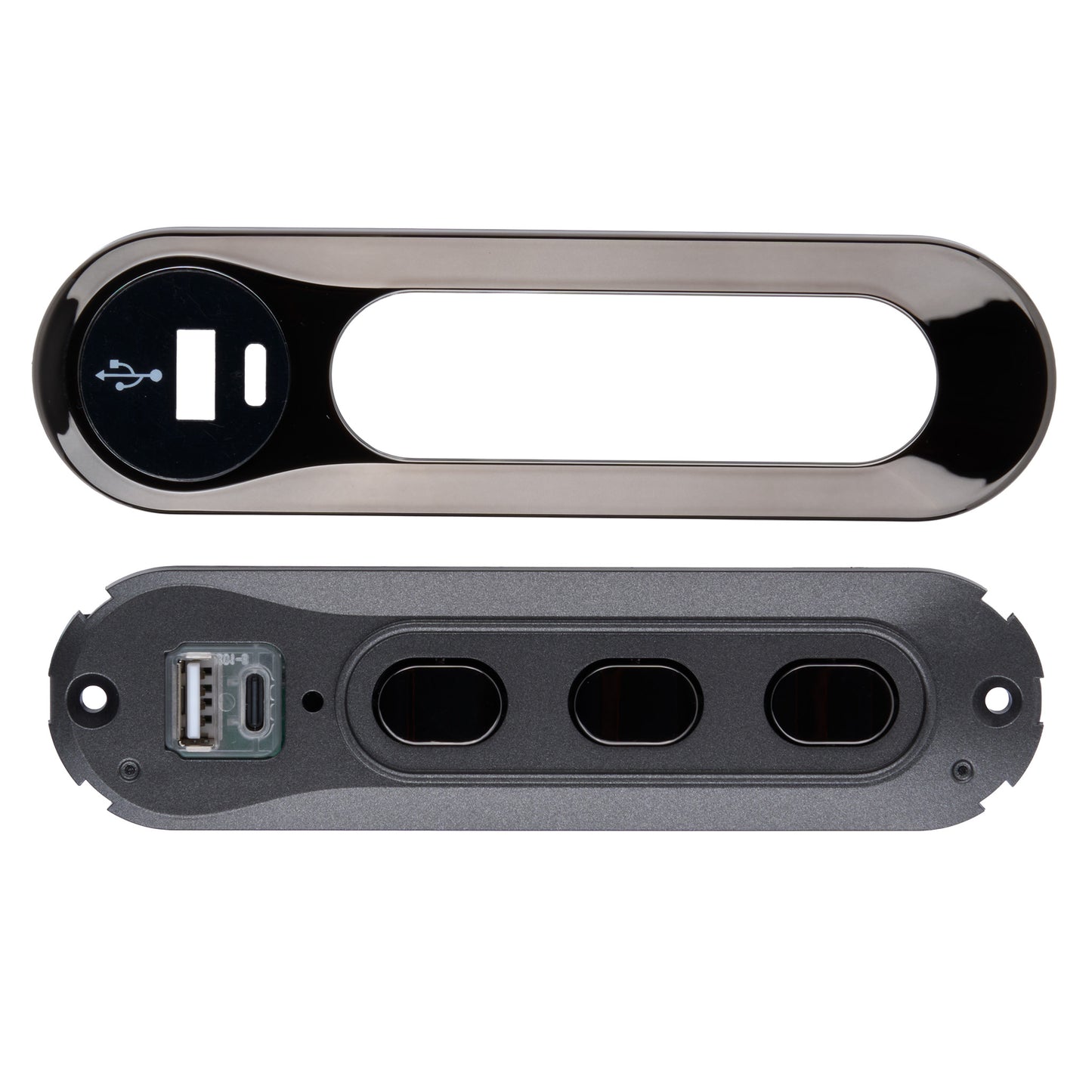Kaidi KDH249G-007 6-Button Recliner Switch with 3 Connectors and USB-A & USB-C Charging Ports