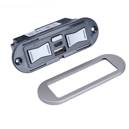 eMoMo HX90HU2CLN / HX90HU2C2LN 5 Button Switch with Type A+C USB Ports and Two Leads