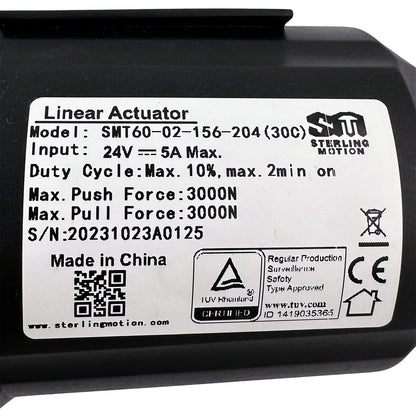 SMT SMT60-02-156-204(30C) Linear Actuator for Recliner/Lift Chair