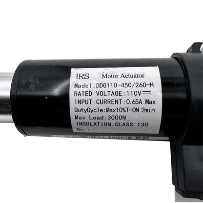 IRS DDG110-450/260-H Motor Actuator for Massage Chair Backrest