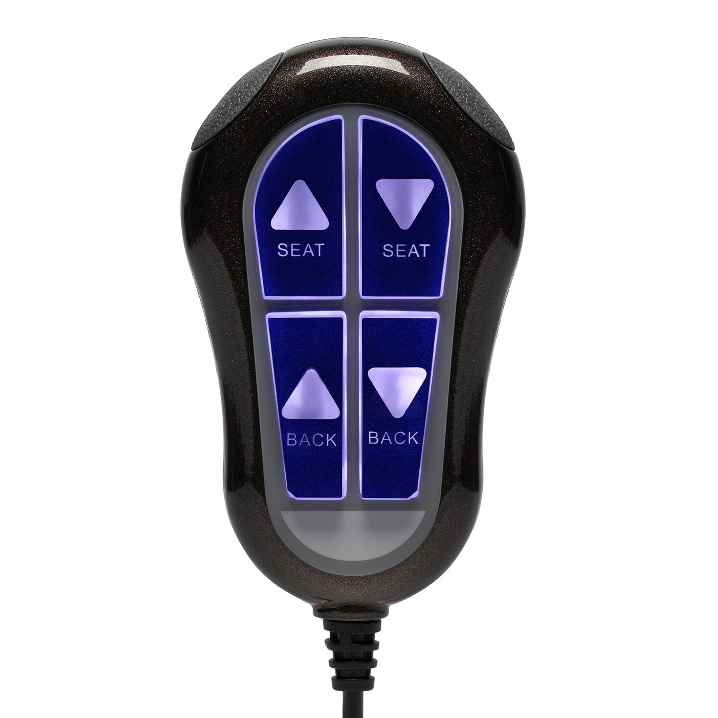 4 Button Remote Controller with Dual 90° 5-pin plugs for Power Recliner or Lift Chairs Replaces 11753U/11754U/11755U