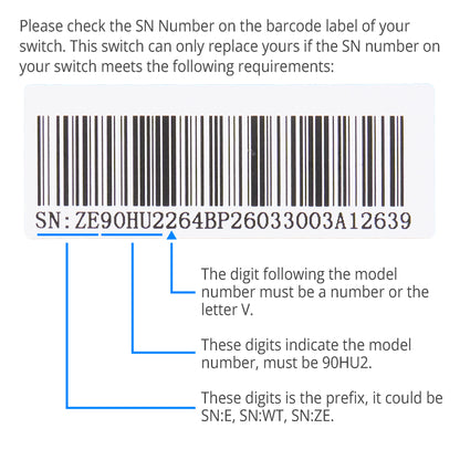 Instruction regarding how to check compatibility for eMoMo HX90HU2 5 Button Switch 