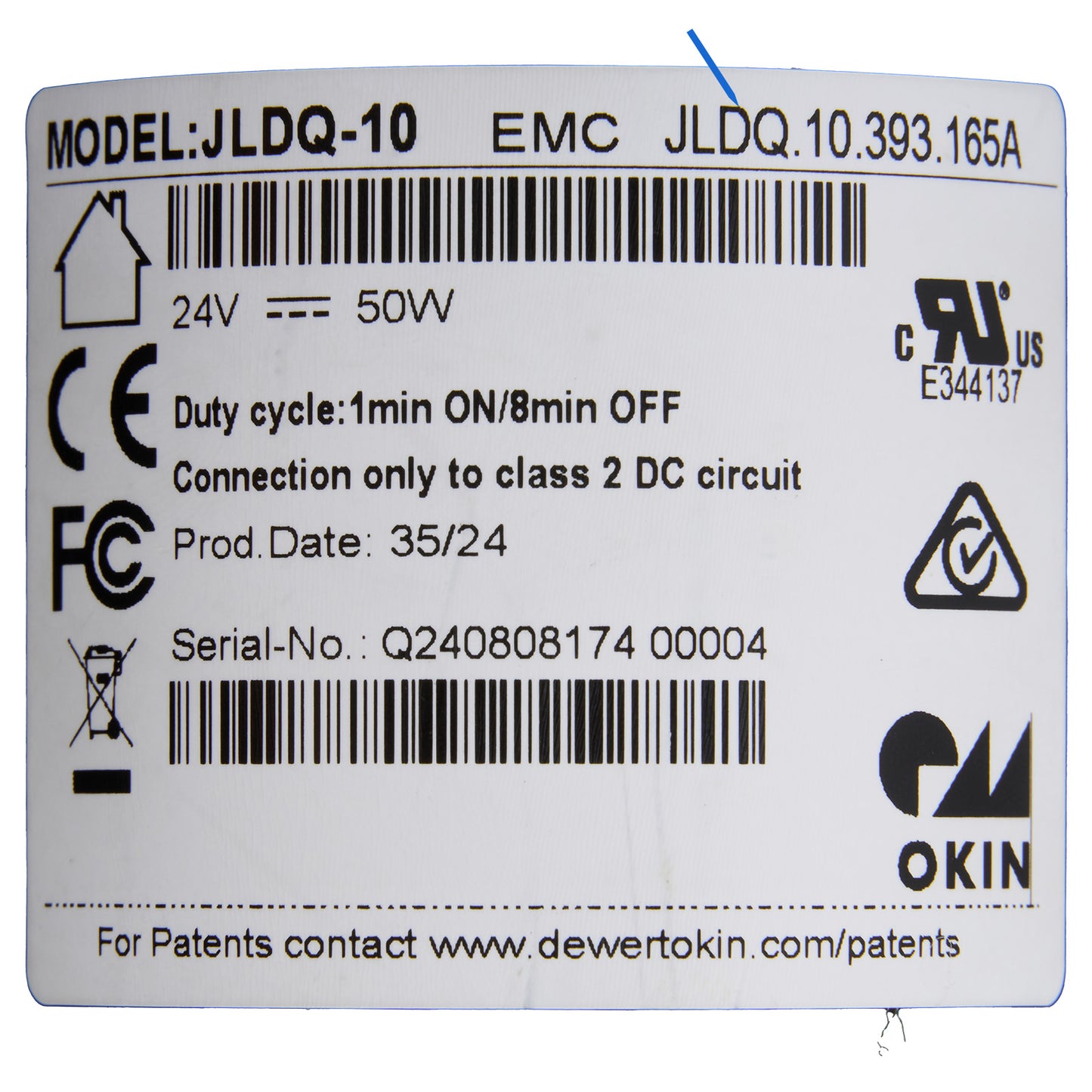 OKIN JLDQ.10.393.165A Linear Actuator for Recliner/Lift Chair