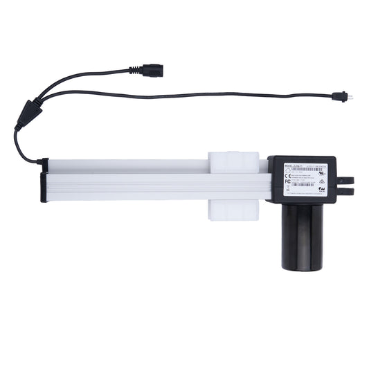 Electromagnetic valve with power cable on a white background