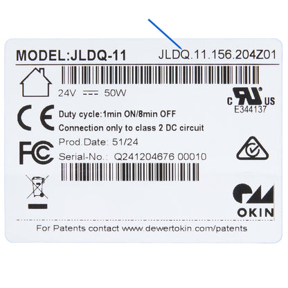 OKIN JLDQ.11.156.204Z01 Linear Actuator for Recliner/Lift Chair