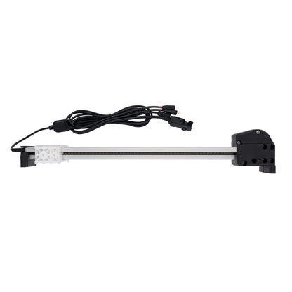 Aquarium light bar with power cord on a white background