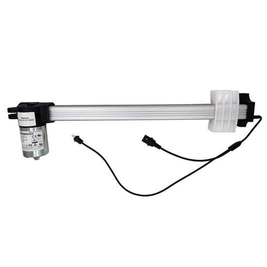  Linear actuator consisting of a motor unit, a shaft, and cables, designed to replace a JLDQ.12.157.333O model.