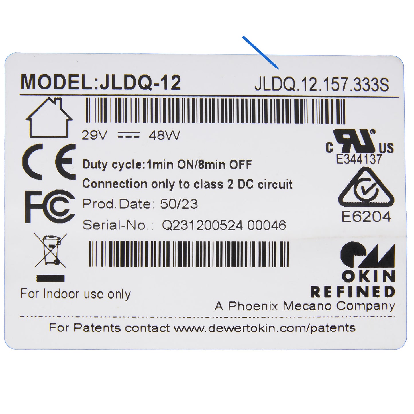 OKIN JLDQ.12.157.333S Linear Actuator for Recliner/Lift Chair