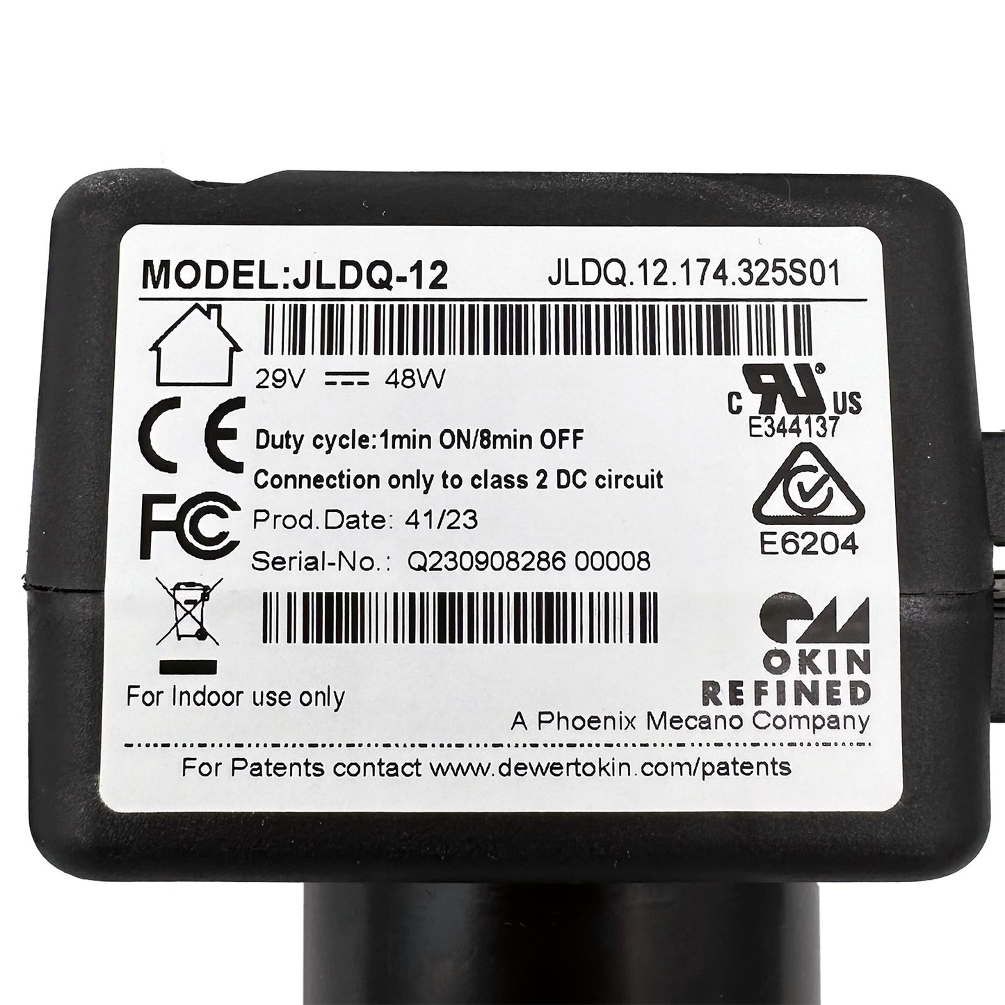 OKIN JLDQ.12.174.325S01 Linear Actuator for Recliner/Lift Chair