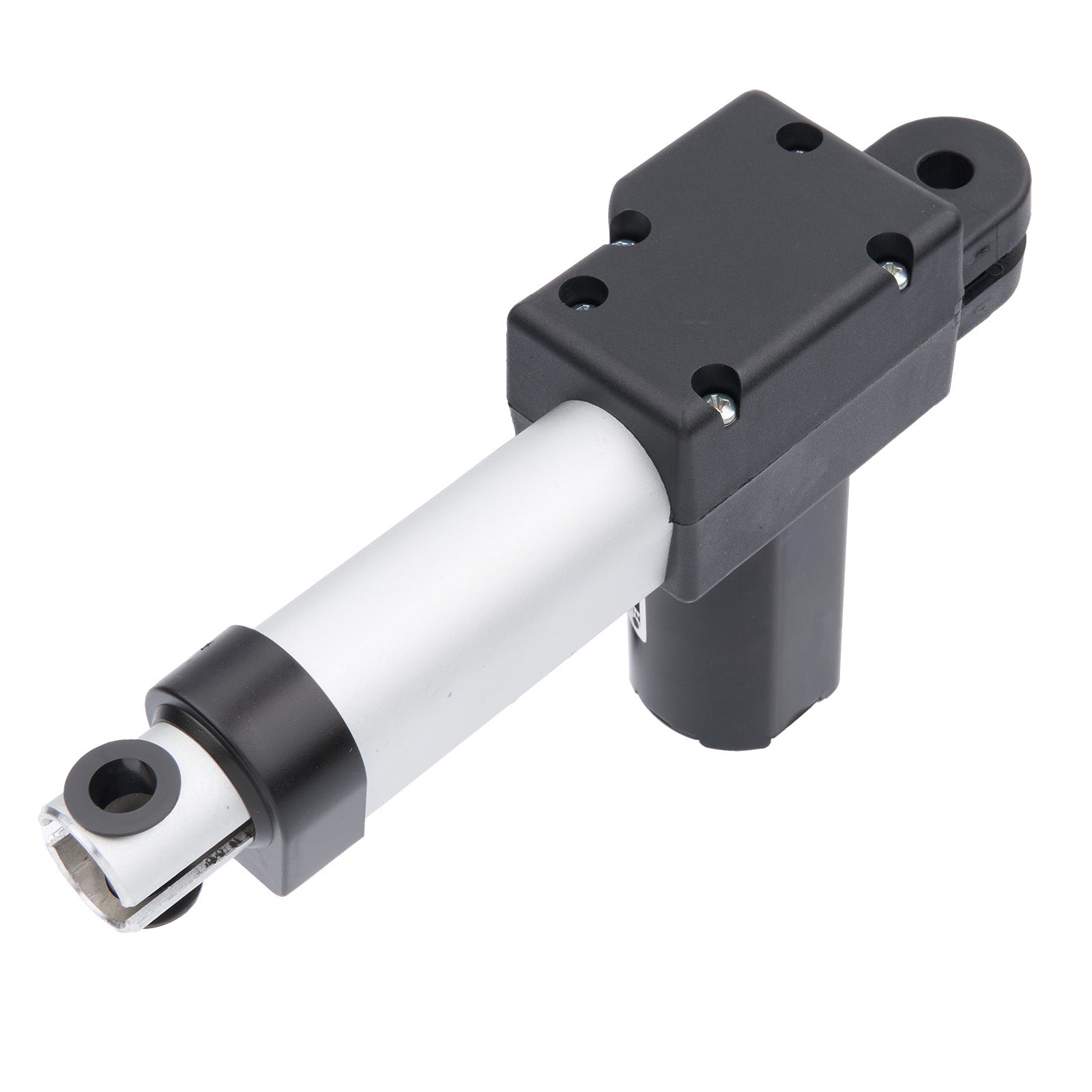 Mechanical component with black and white design on a white background