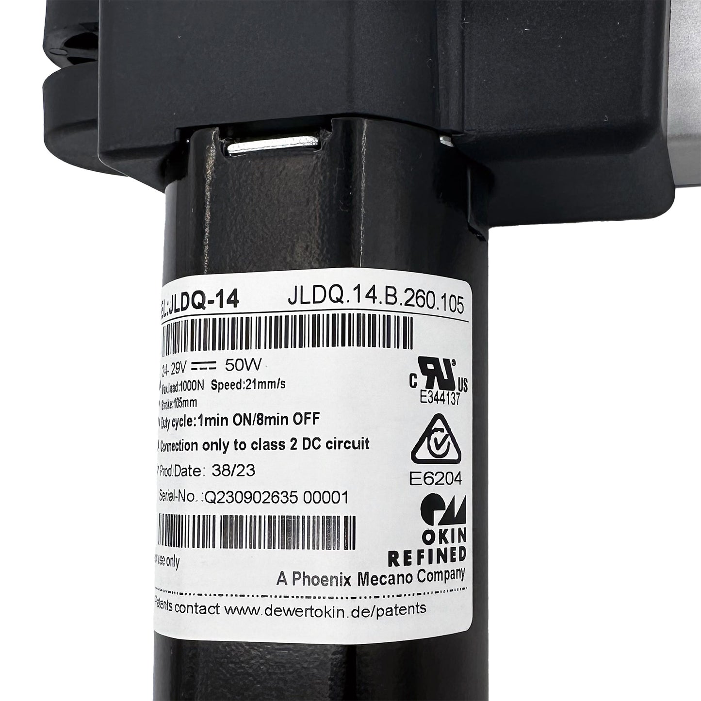 OKIN JLDQ.14.B.260.105 Linear Actuator for Recliner/Lift Chair