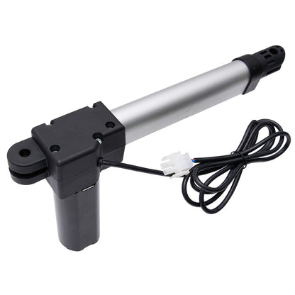 Electric actuator with a cable on a white background