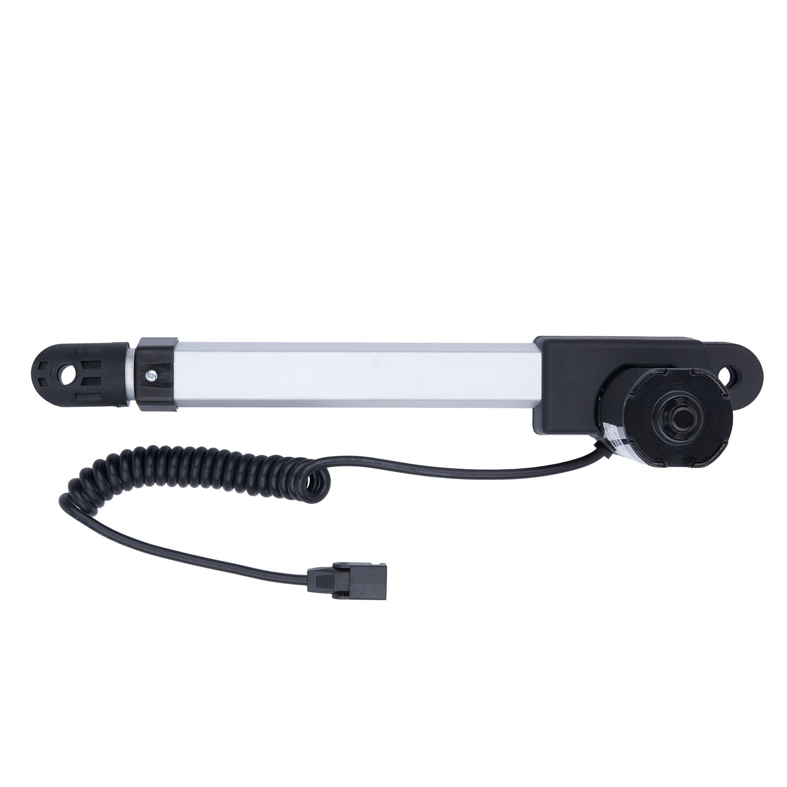 Light bar with coiled cable on a white background