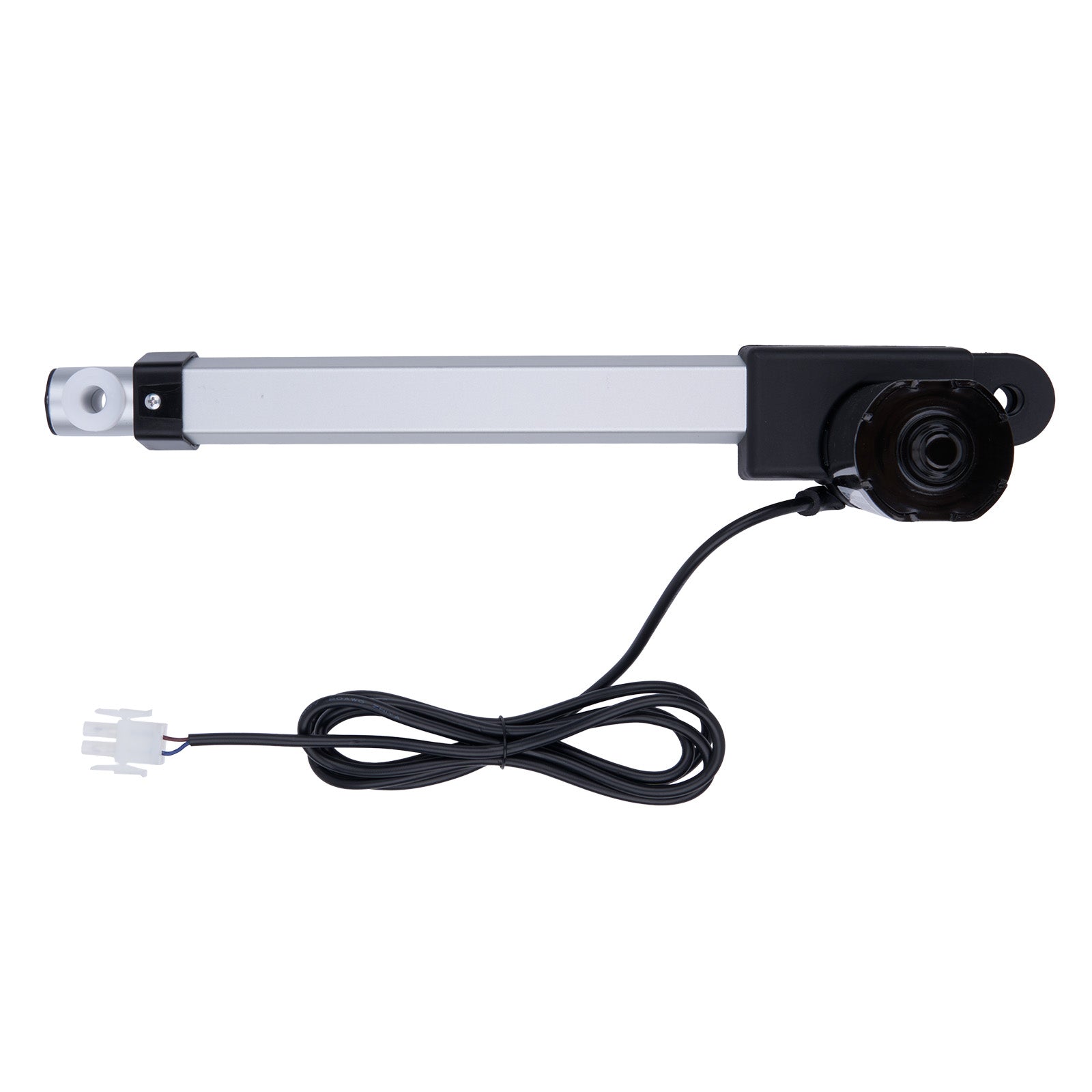 Electronic component with a cable on a white background