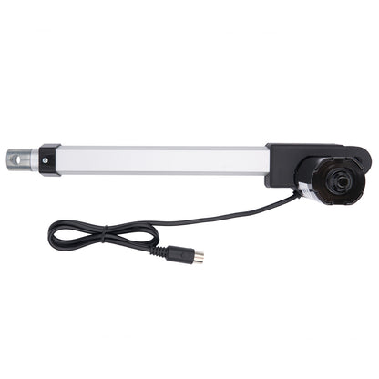Linear actuator with cable on a white background