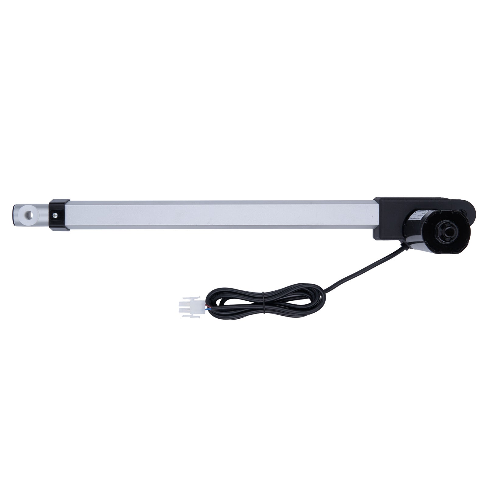 Linear actuator with cable on a white background