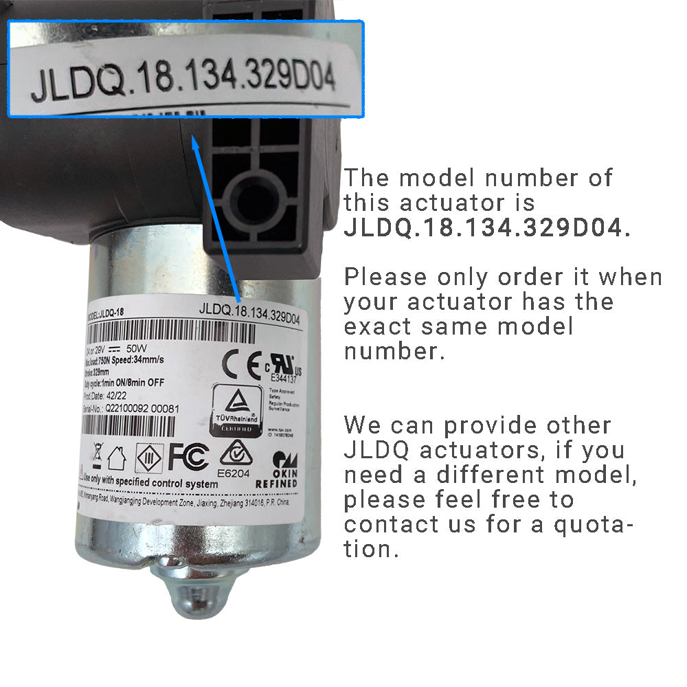 OKIN JLDQ.18.134.329D04 Linear Actuator for Recliner/Lift Chair