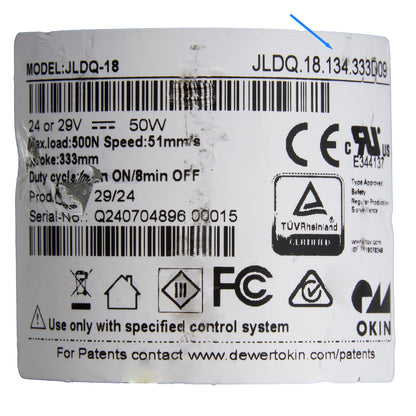 OKIN JLDQ.18.134.333D09 Linear Actuator for Recliner/Lift Chair