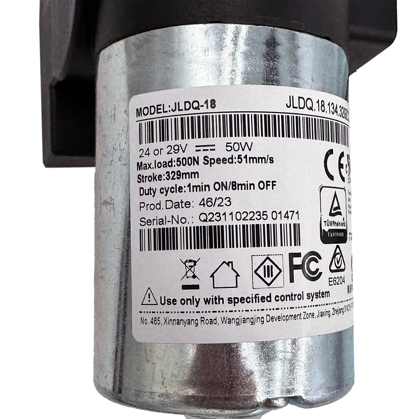 OKIN JLDQ.18.134.329Z02-JY Linear Actuator for Recliner/Lift Chair