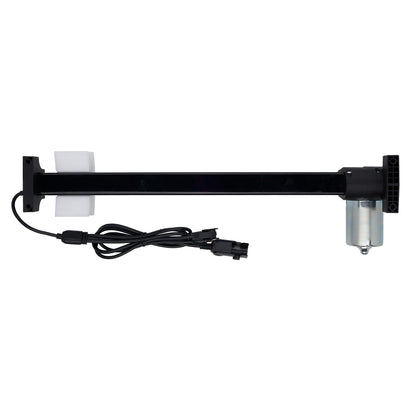 Mechanical arm with a motor on a white background