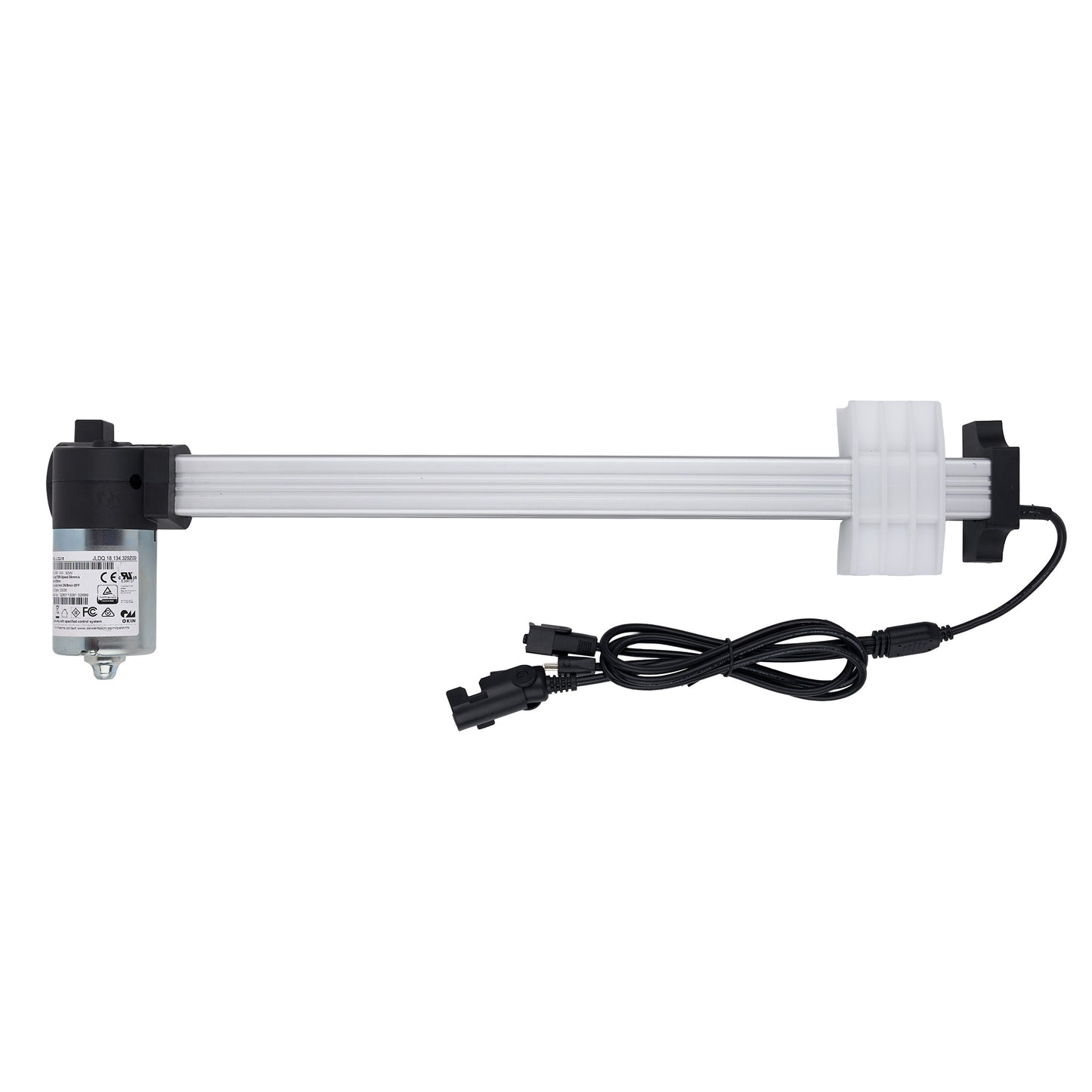 Aquarium light bar with power cord on a white background