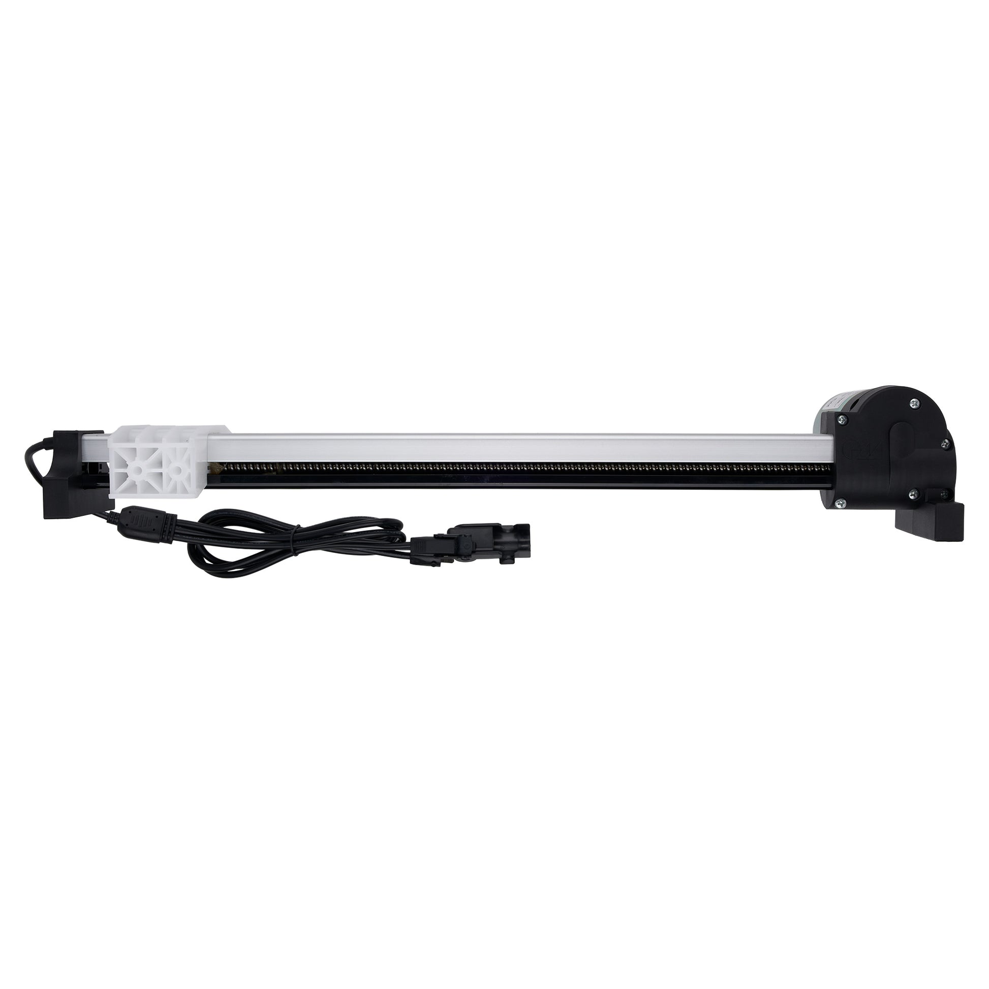 Aquarium light bar with power cord on a white background