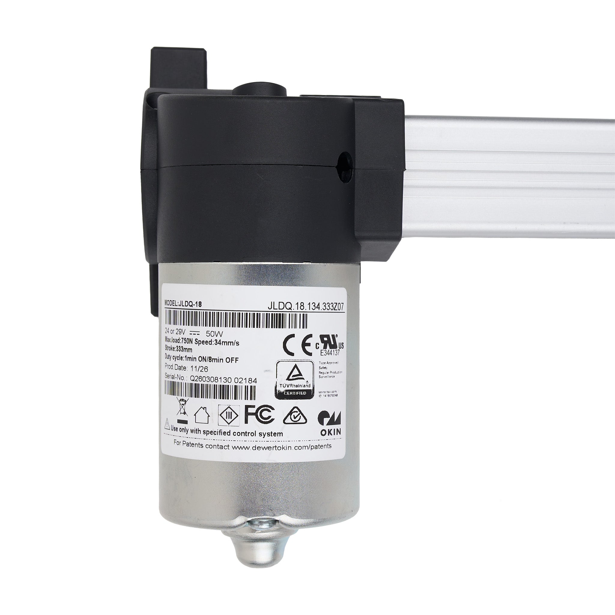 yun OKIN JLDQ.18.134.333Z07 Linear Actuator for Recliner/Lift Chair