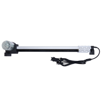 Aquarium light with power cord on a white background