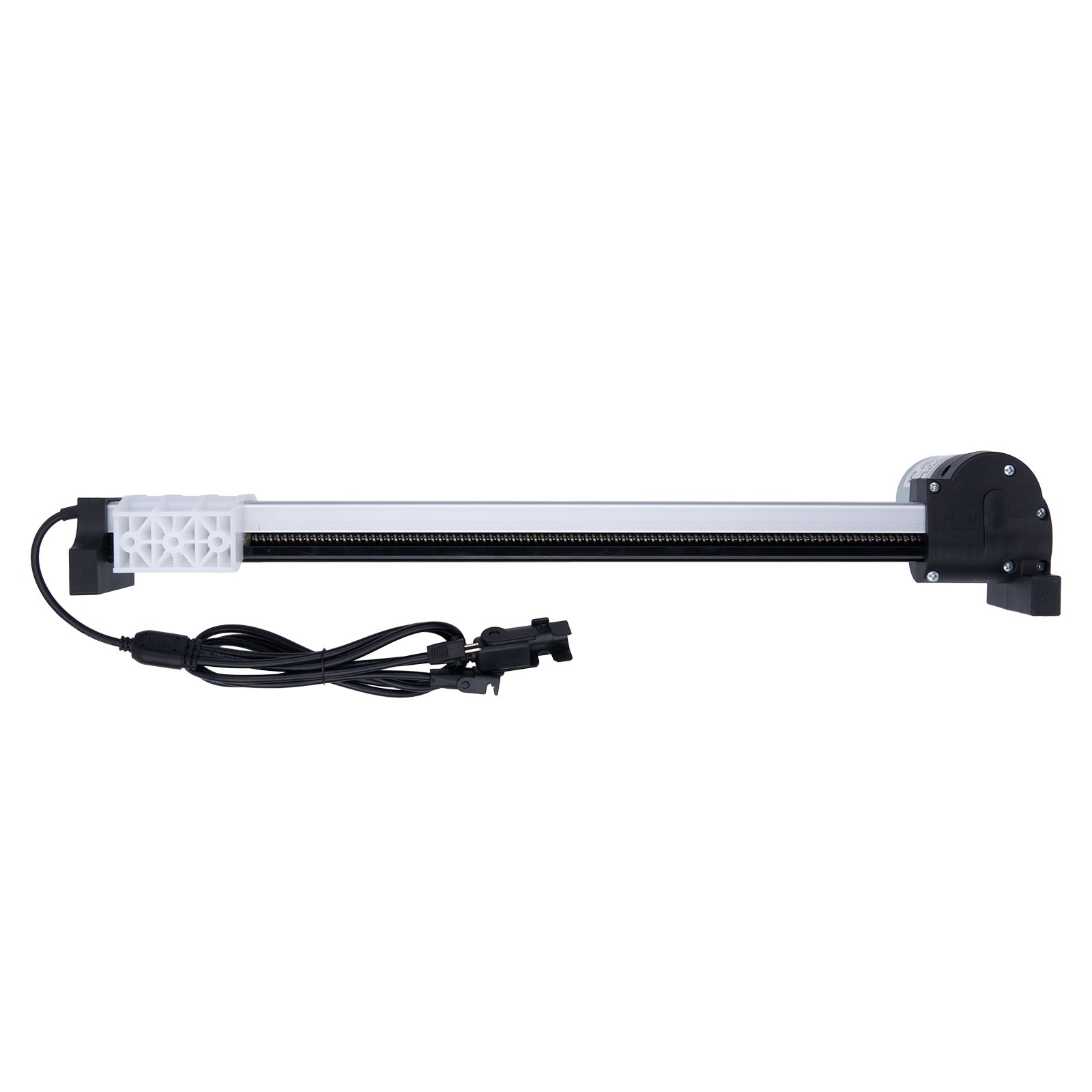 Aquarium light bar with power cord on a white background
