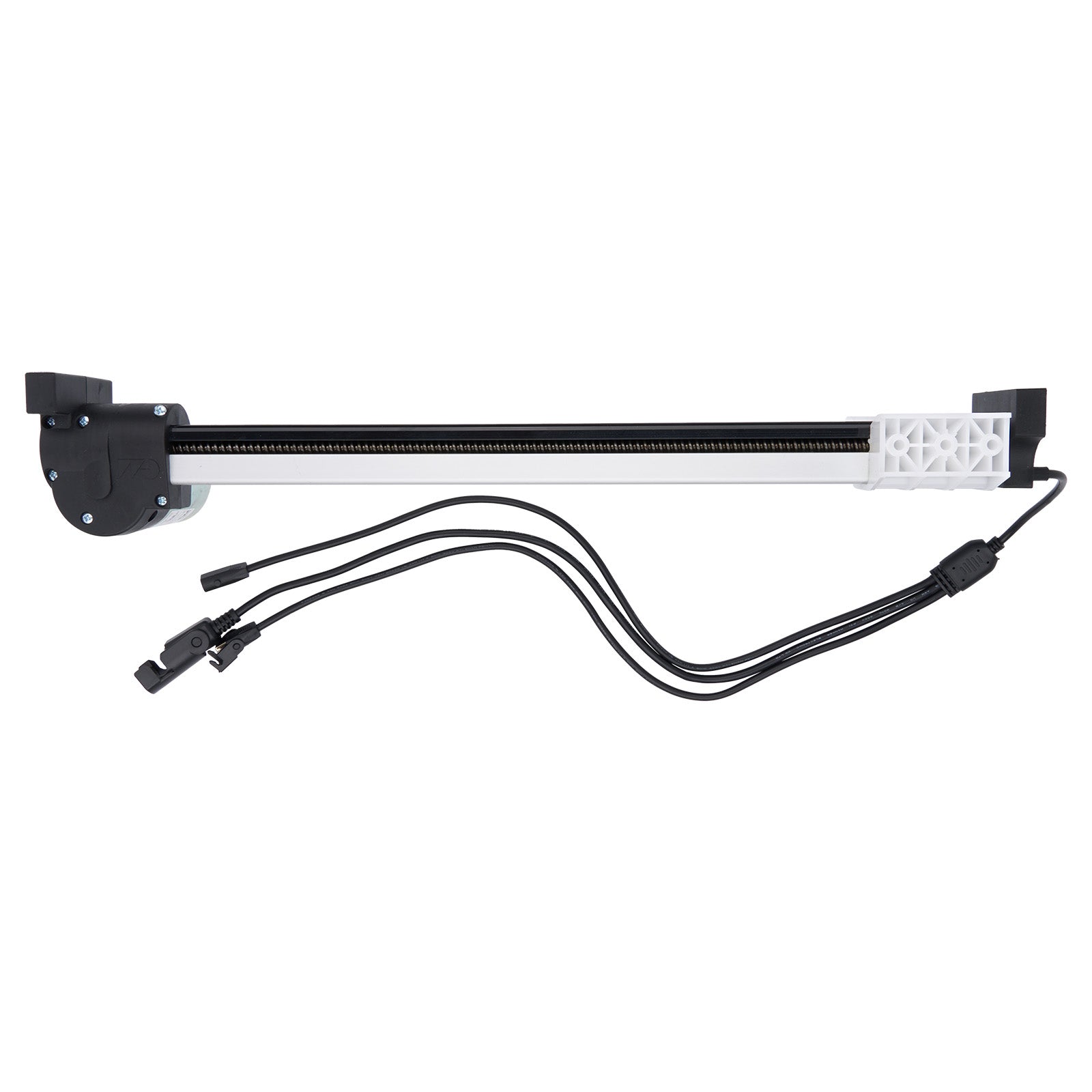 Computer cooling system with multiple hoses on a white background