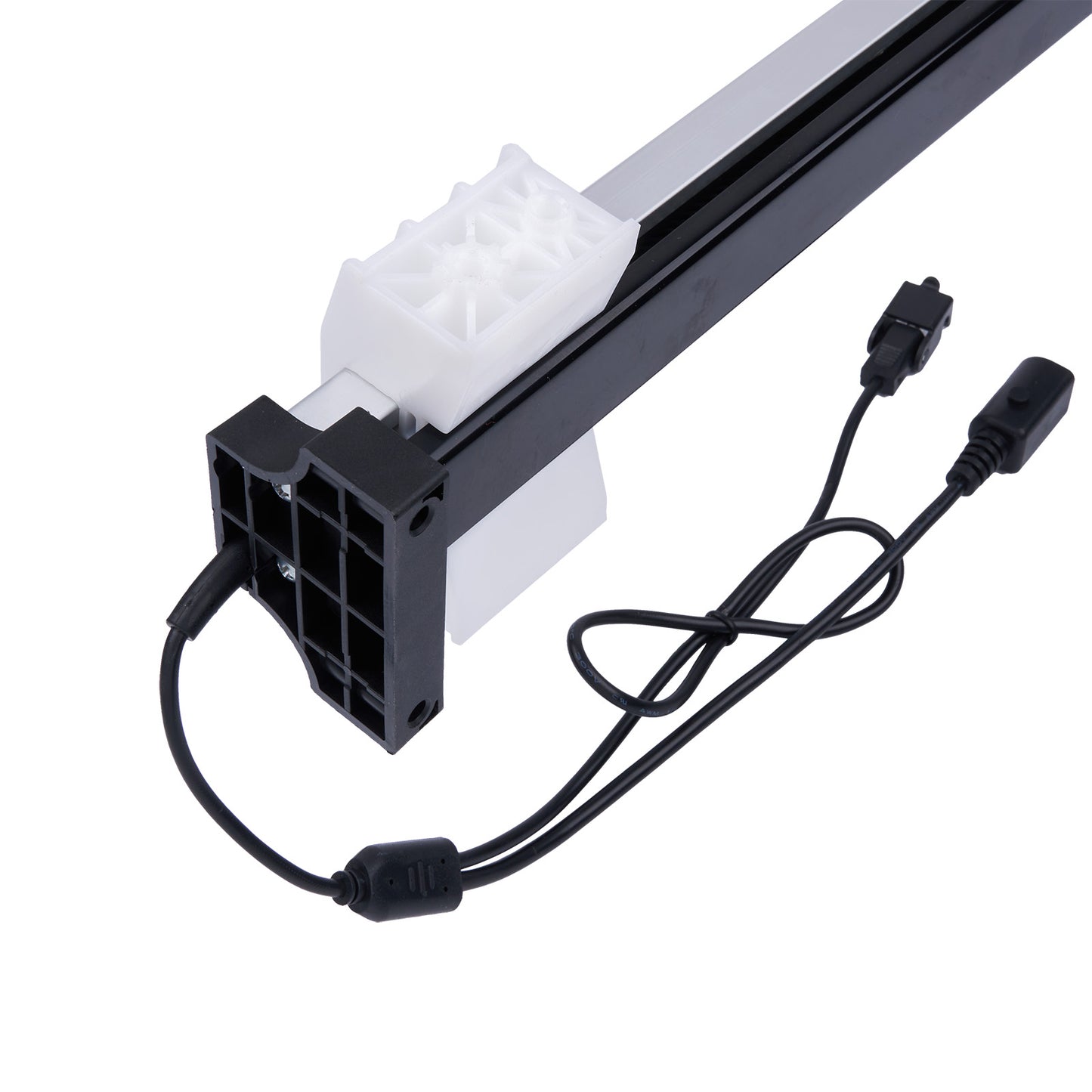 Aquarium light with power cord on a white background