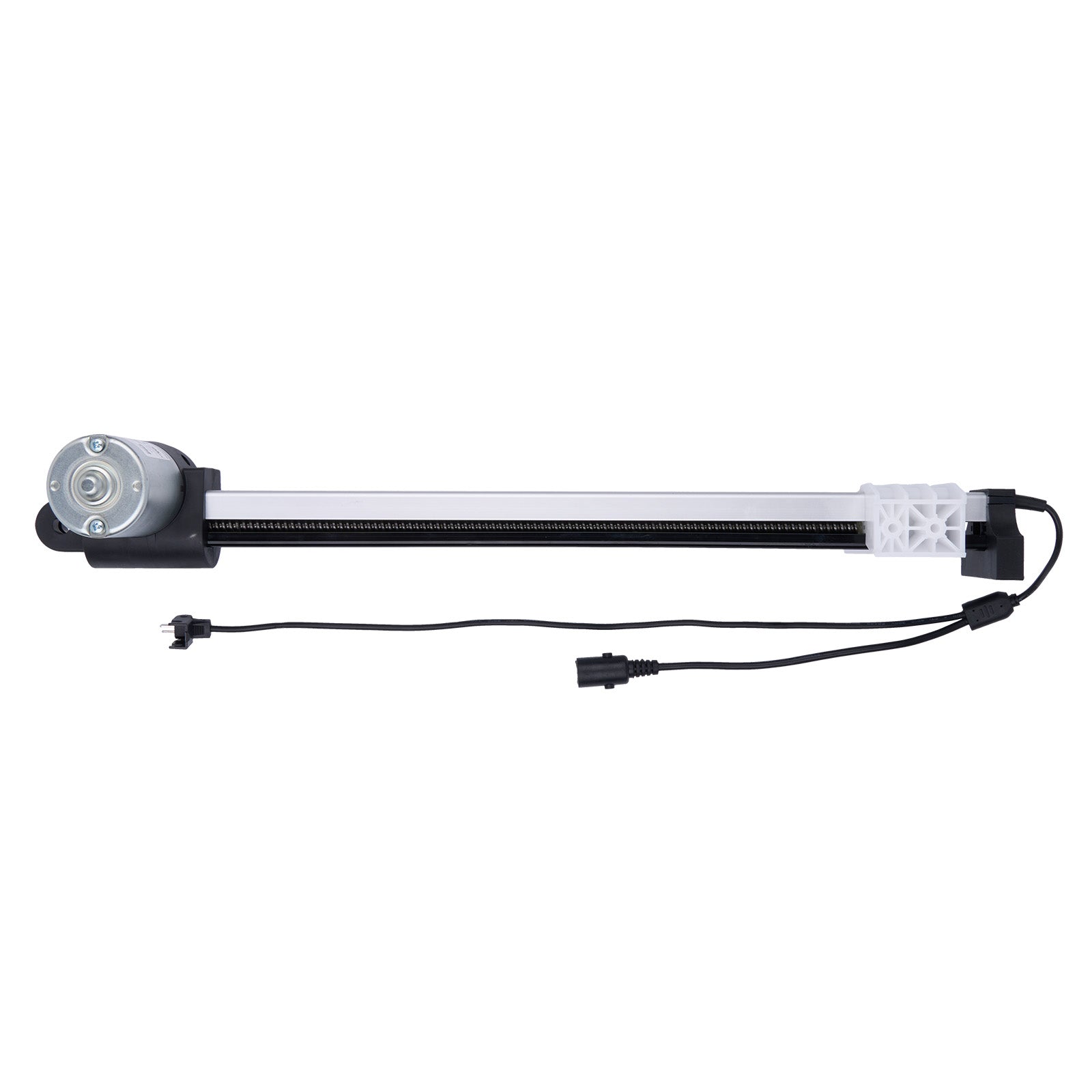 Light bar with connectors on a white background