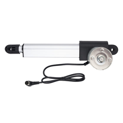 Linear actuator with cable on a white background