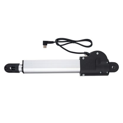 Electric actuator with a cable on a white background