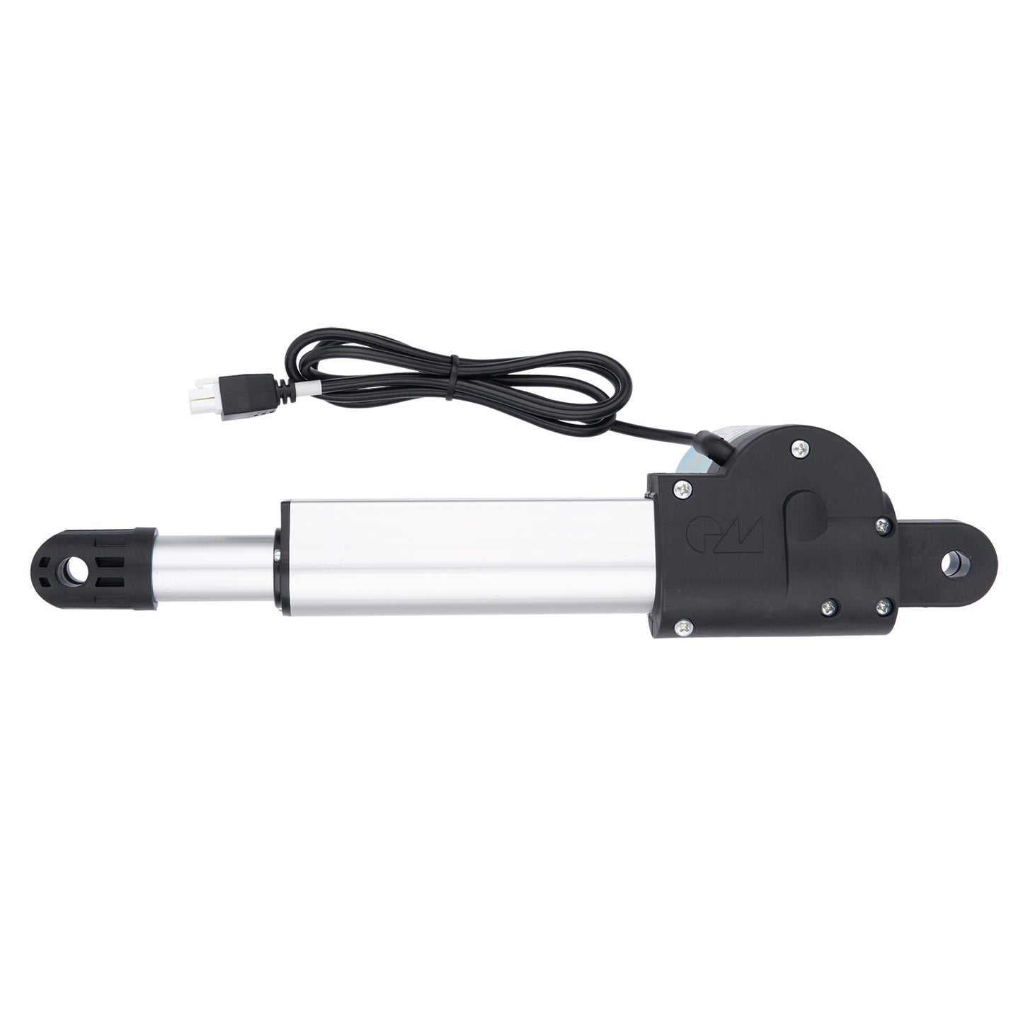 Electric actuator with cable on a white background