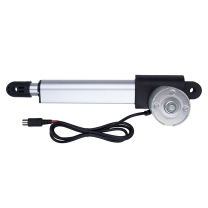 Linear actuator with cable on a white background