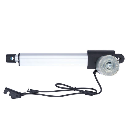 Linear actuator with cable on a white background