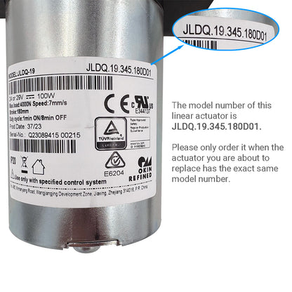 OKIN JLDQ.19.345.180D01 Linear Actuator for Recliner/Lift Chair