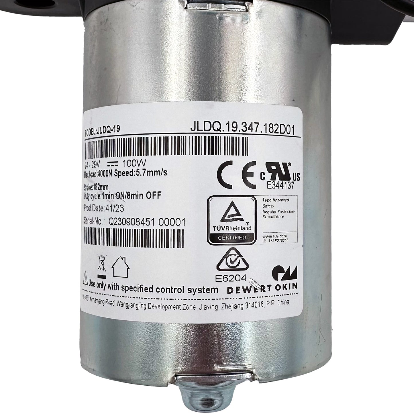 OKIN JLDQ.19.347.182D01 Linear Actuator for Recliner/Lift Chair