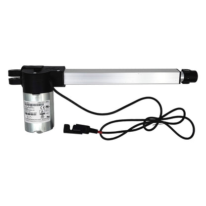 OKIN JLDQ.19.371.188K01 Linear Actuator consisting of a motor unit and a motionless shaft with a cable and plug.