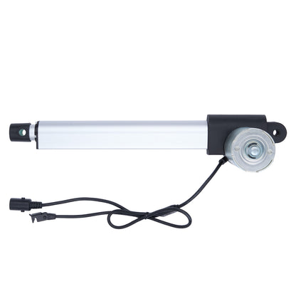 Linear actuator with cable on a white background