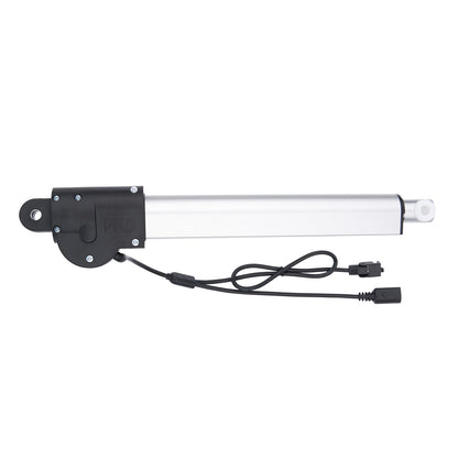 Linear actuator with cable on a white background